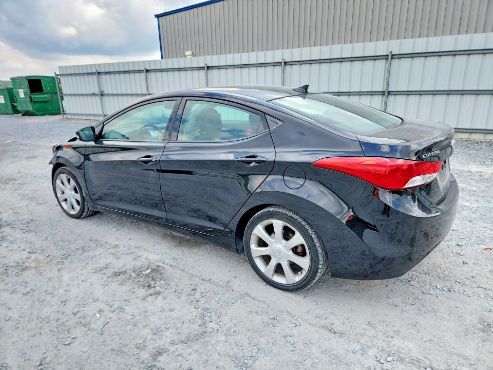 2013 Hyundai Elantra VIN 5NPDH4AE6DH443970 COPART salvage auction — FRONT END, Nc - Salvage Certificate Of Title, sold $1,300 on 2026-09-09 (photo 2)
