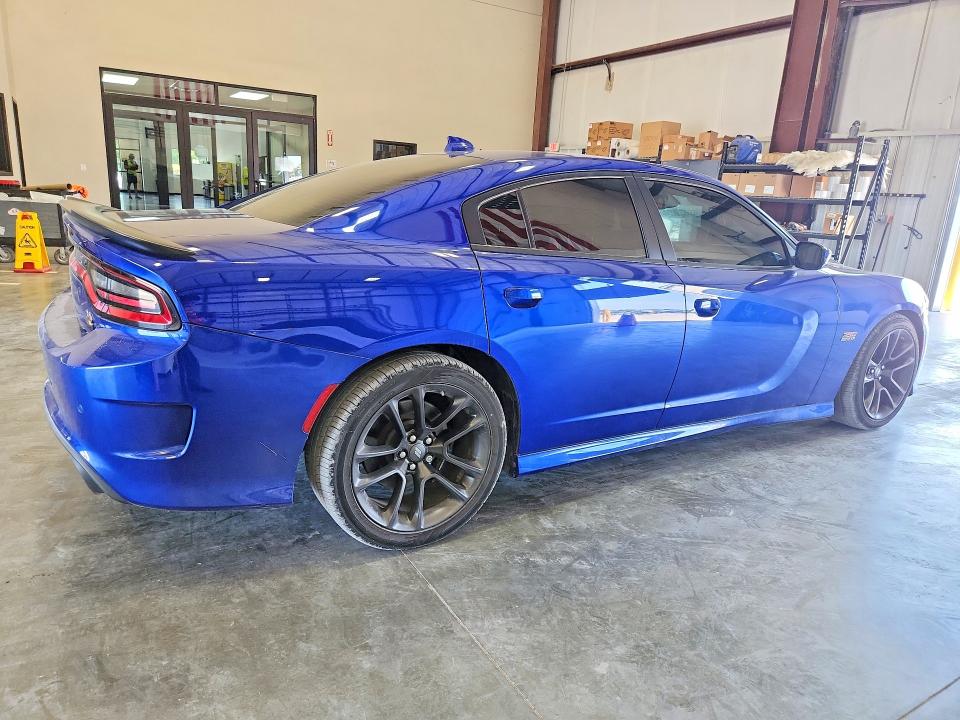 2021 Dodge Charger VIN 2C3CDXGJ9MH648743 COPART salvage auction — FRONT END, Tx - Nonrepairable Title, sold $18,600 on 2026-08-24 (photo 3)
