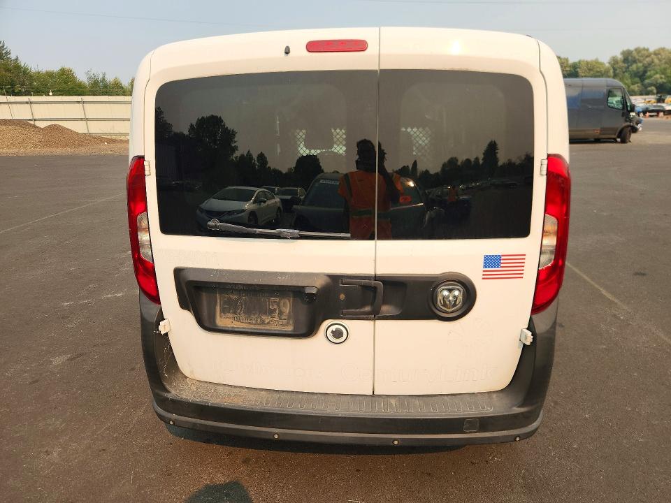2016 Ram Promaster city VIN ZFBERFAT4G6B89434 COPART salvage auction — FRONT END, Or - Certificate Of Title, sold $500 on 2026-08-17 (photo 6)