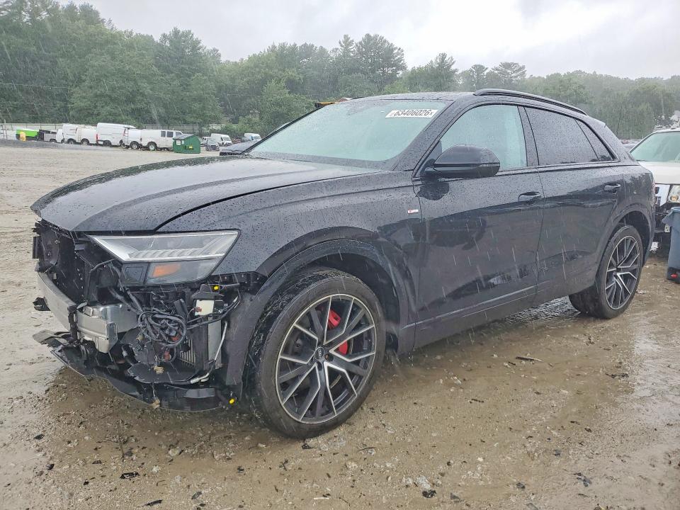 2019 Audi Q8 VIN WA1EVAF14KD028368 COPART salvage auction — FRONT END, MA - CERT OF TITLE-SALVAGE, sold $13,500 on 2026-09-08 (photo 1)