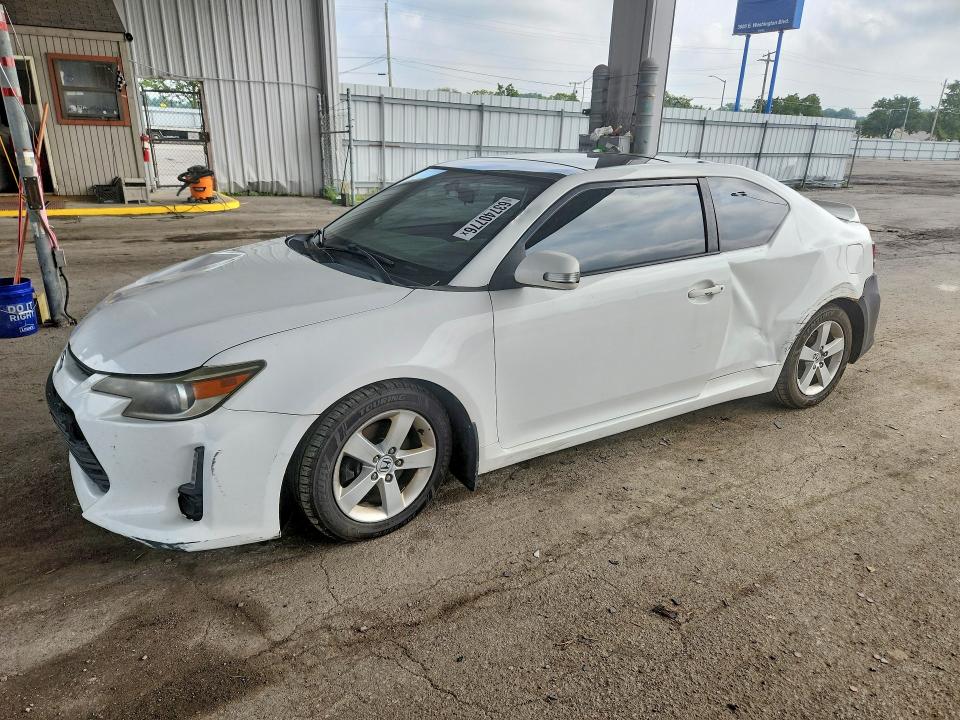 2014 Scion Tc VIN JTKJF5C75E3071735 COPART salvage auction — SIDE, OH - CERT OF TITLE-SALVAGE, sold $675 on 2026-08-31 (photo 1)