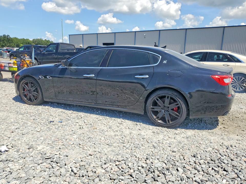 2014 Maserati Quattroporte VIN ZAM56PPA0E1086306 COPART salvage auction — FRONT END, Fl - Cert Of Title Slvg Rebuildable, sold $4,600 on 2026-08-17 (photo 2)