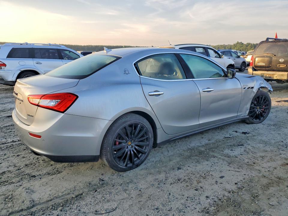 2014 Maserati Ghibli VIN ZAM57RTA5E1087823 COPART salvage auction — FRONT END, Ga - Certificate Of Title, sold $2,350 on 2026-08-19 (photo 3)