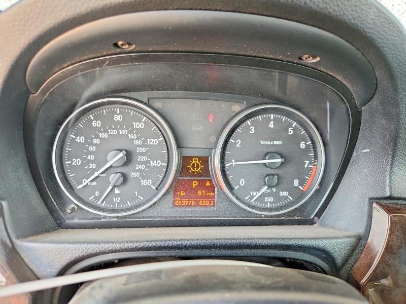 2012 BMW 3er VIN WBADW3C58CE824227 COPART salvage auction — FRONT END, AZ - CERT OF TITLE - SALVAGE, sold $2,850 on 2026-08-20 (photo 9)