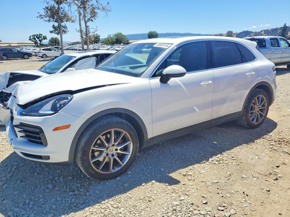 2020 Porsche Cayenne VIN WP1AA2AY2LDA00546 COPART salvage auction — FRONT END, Salvage Title, sold $18,400 on 2026-08-20 (photo 1)