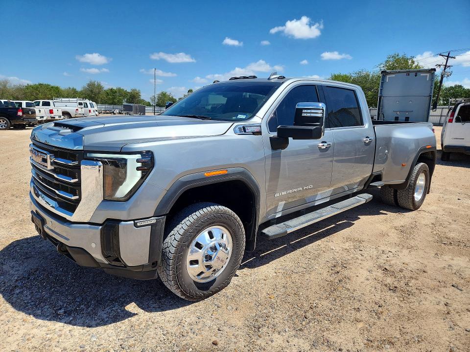 2025 Gmc SIERRA VIN 1GT4UUEY7SF277479 COPART salvage auction — NORMAL WEAR, Tx - Cert Of Title-Reblt Slvg Flood (P), sold $25,750 on 2026-08-17 (photo 1)