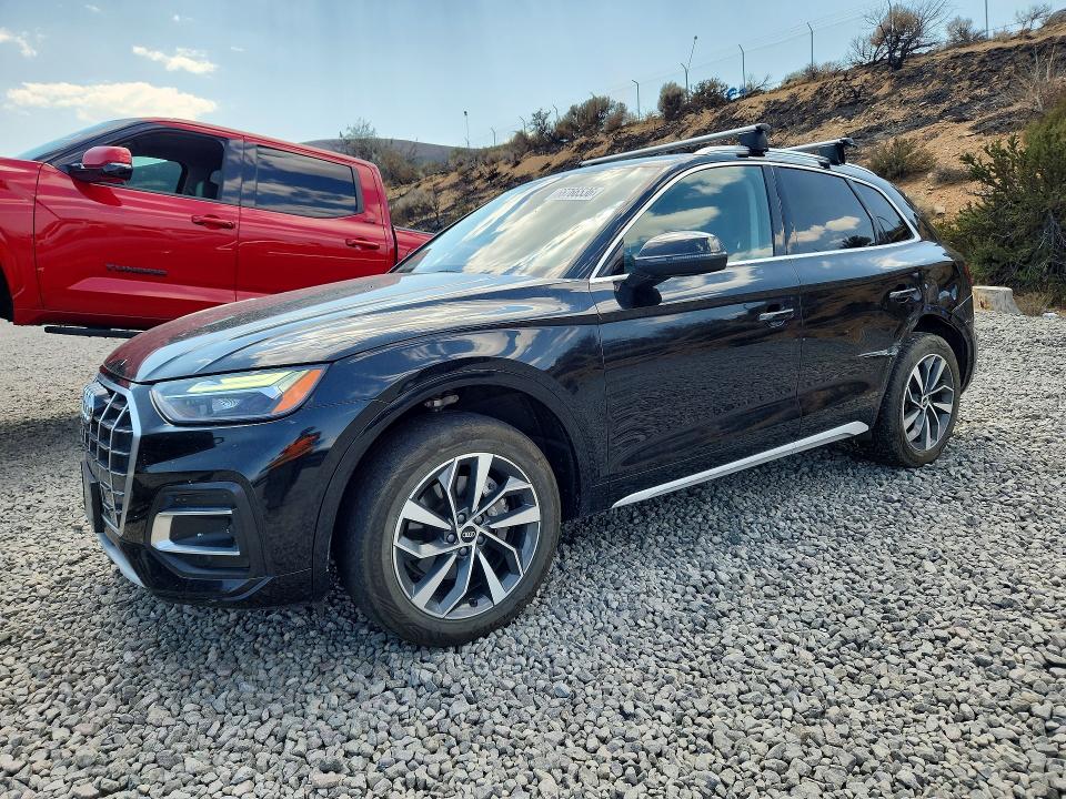 2021 Audi Q5 VIN WA1BAAFY9M2071811 — COPART salvage auction photo