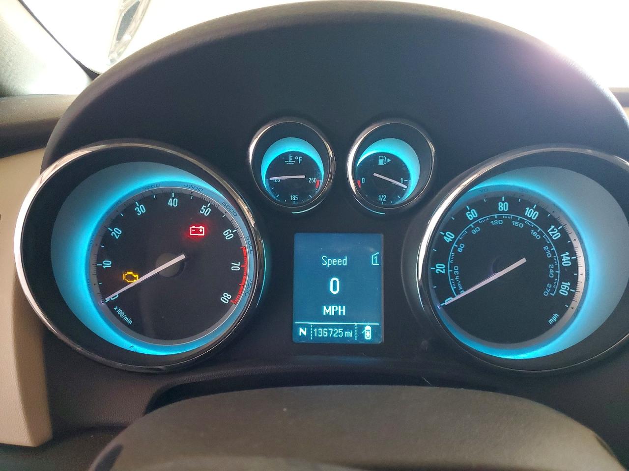 2013 Buick Verano VIN 1G4PR5SKXD4157061 COPART salvage auction — Front End, IA - SALVAGE W/SALVAGE HISTORY, sold $975 on 2026-09-18 (photo 9)