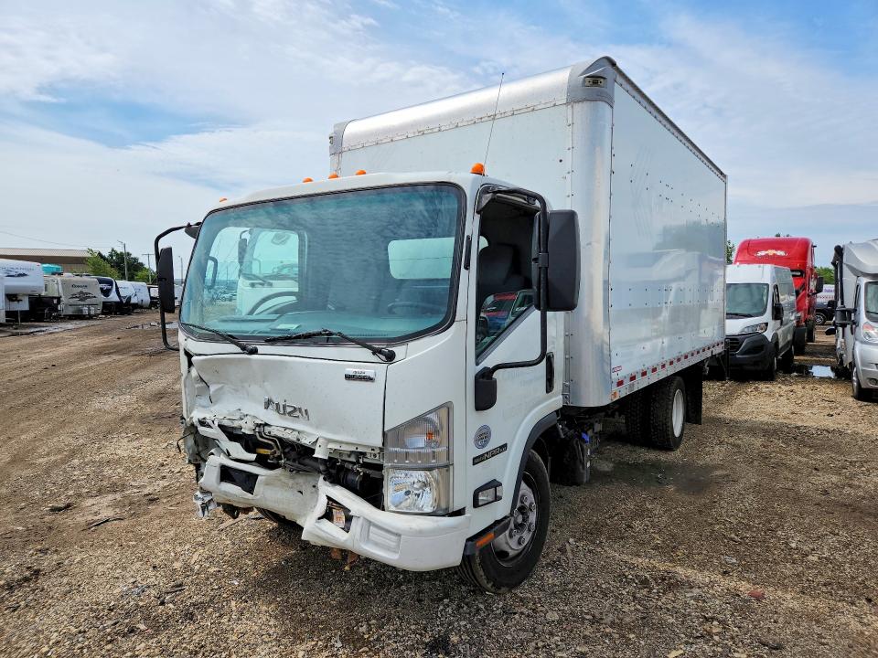 2019 Isuzu Npr VIN JALC4W163K7K00371 COPART salvage auction — FRONT END, Il - Salvage Certificate, sold $1,150 on 2026-10-01 (photo 1)