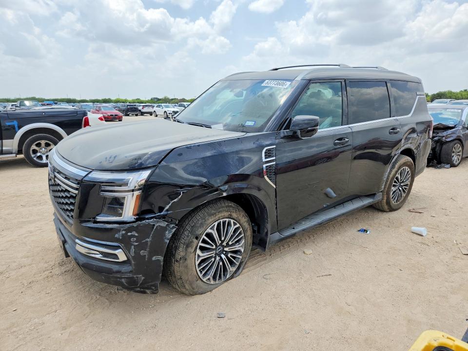 2026 Nissan Armada VIN JN8AY3BA7T9030752 COPART salvage auction — REAR END, Tx - Salvage Vehicle Title, sold $36,750 on 2026-09-10 (photo 1)