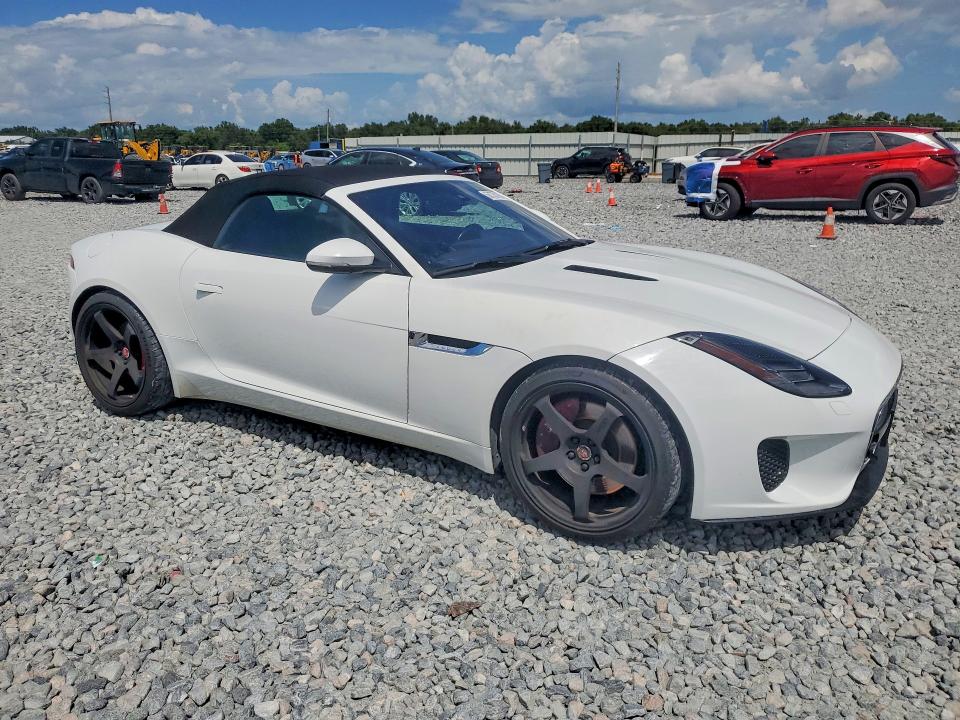 2018 Jaguar F-type VIN SAJDD5EV5JCK49323 COPART salvage auction — WATER/FLOOD, Fl - Cert Of Title Slvg Rebuildable, sold $14,100 on 2026-09-04 (photo 4)