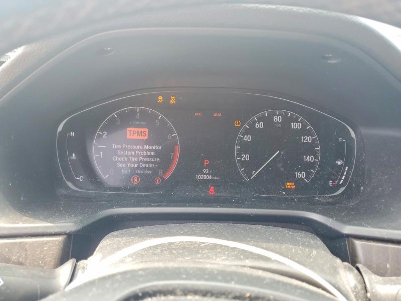 2018 Honda Accord VIN 1HGCV1F96JA108095 COPART salvage auction — FRONT END, Mo - Certificate Of Title, sold $7,600 on 2026-09-03 (photo 9)