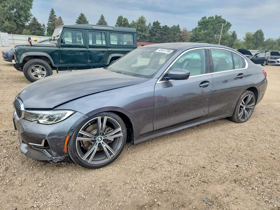 2020 BMW 3er VIN 3MW5R7J01L8B26894 — COPART salvage auction photo
