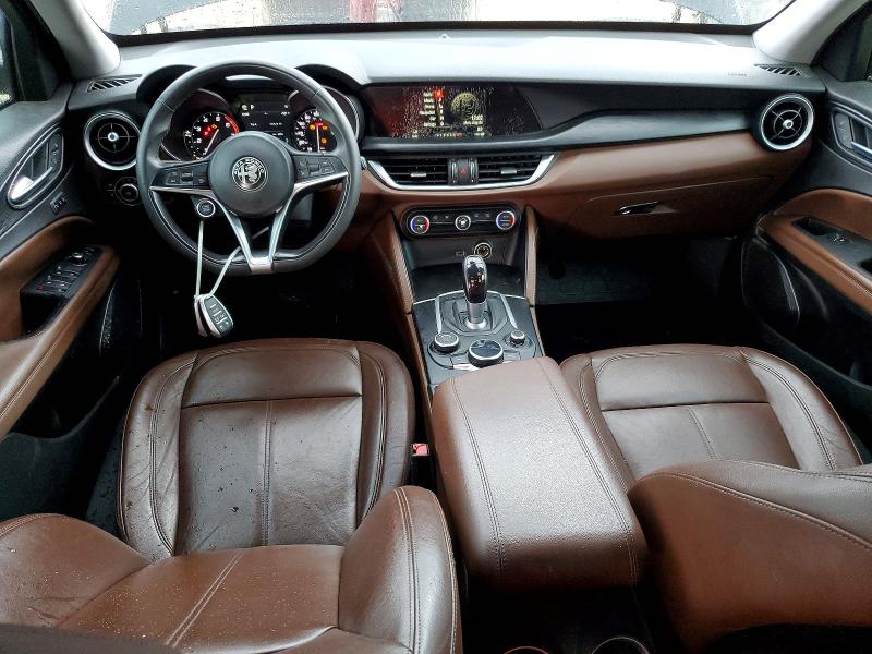 2018 Alfa romeo Stelvio VIN ZASFAKAN7J7B87945 COPART salvage auction — FRONT END, FL - CERT OF TITLE SLVG REBUILDABLE, sold $350 on 2026-09-01 (photo 8)