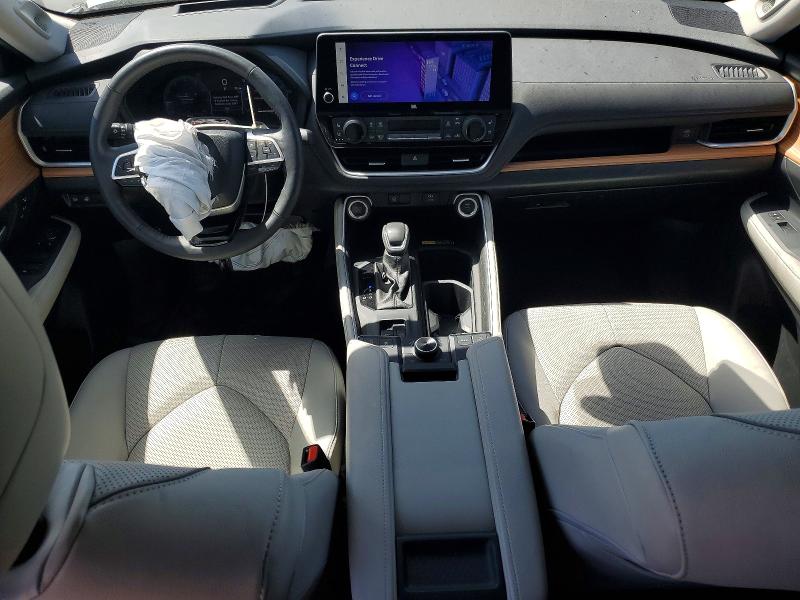 2024 Toyota Highlander VIN 5TDAAAB5XRS049524 COPART salvage auction — FRONT END, CA - SALVAGE CERTIFICATE, sold $18,000 on 2026-08-24 (photo 8)