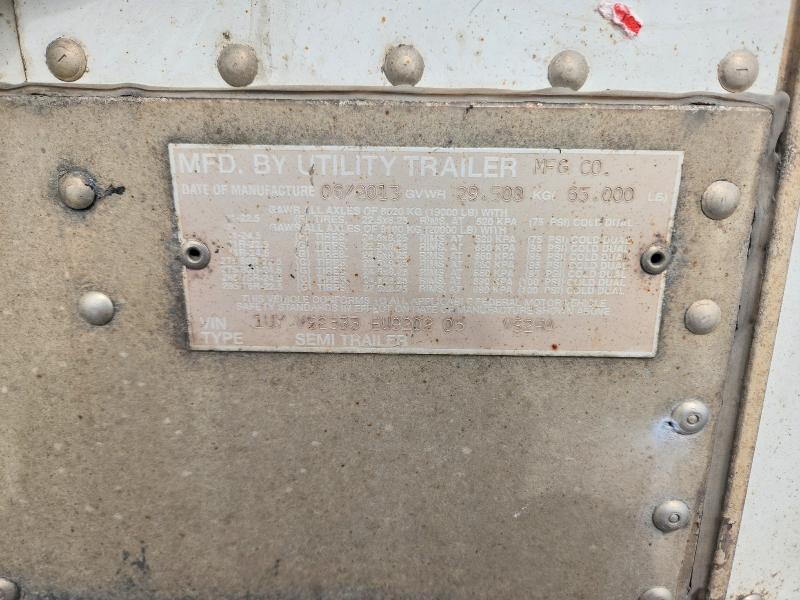 2014 Utility trailer VIN 1UYVS2533EU920205 COPART salvage auction — FRONT END, IL - DIS/DLR/EXP ONLY CLEAN TITLE (P), sold $1,000 on 2026-09-15 (photo 9)