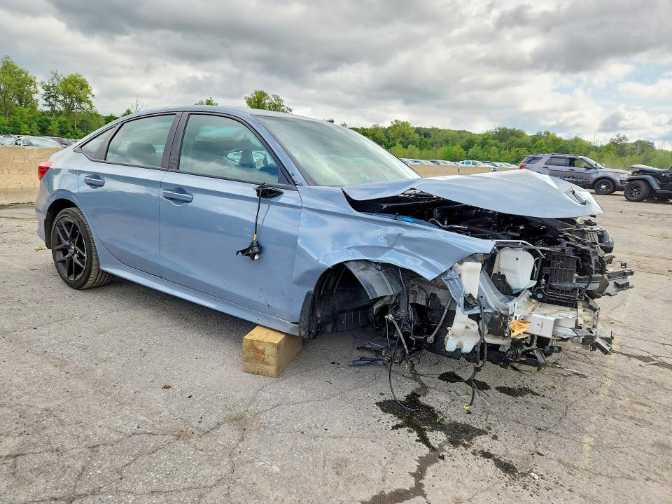 2023 Honda Civic VIN 2HGFE2F58PH532517 COPART salvage auction — FRONT END, Ny - Mv-907A Salvage Certificate, sold $2,050 on 2026-09-24 (photo 4)