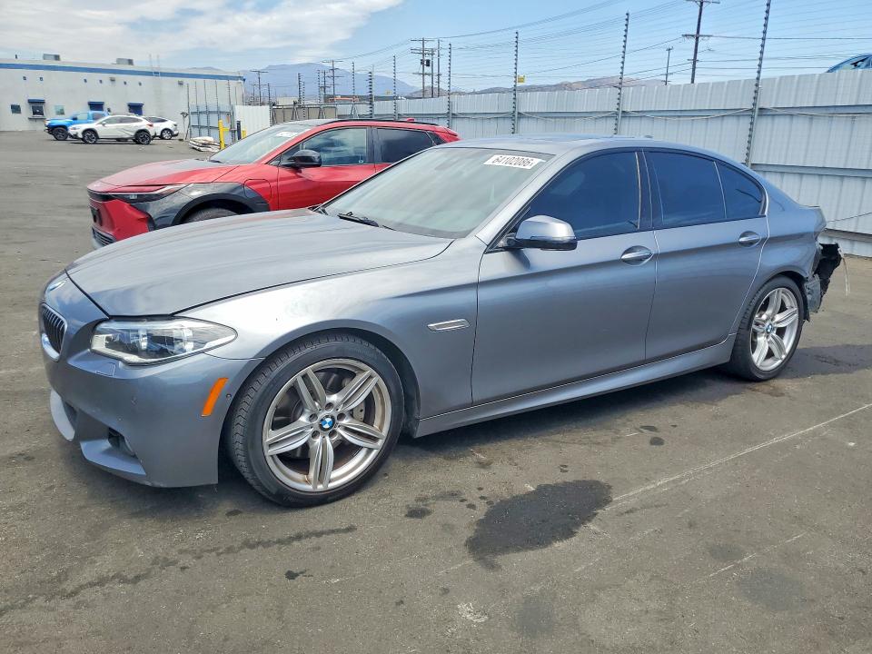 2014 BMW 5 series VIN WBA5B1C52ED478589 COPART salvage auction — REAR END, CA - SALVAGE CERTIFICATE, sold $3,650 on 2026-08-17 (photo 1)
