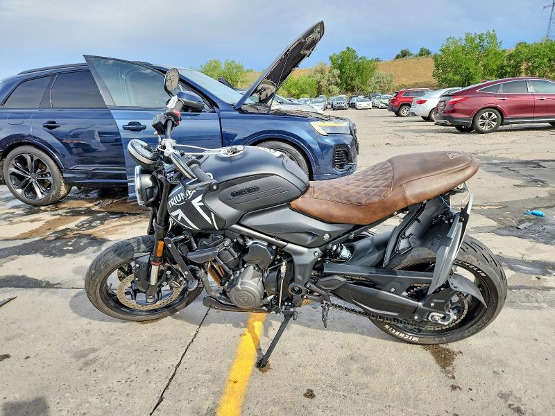 2024 Triumph motorcycle Trident 660 VIN SMTL10UL1RTBM7619 COPART salvage auction — FRONT END, CO - SALVAGE TITLE, sold $1,100 on 2026-09-14 (photo 3)