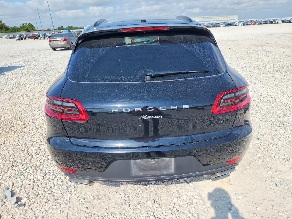 2017 Porsche Macan VIN WP1AA2A5XHLB00591 COPART salvage auction — WATER/FLOOD, Tx - Salvage Title-Flood Damage, sold $6,300 on 2026-08-27 (photo 6)