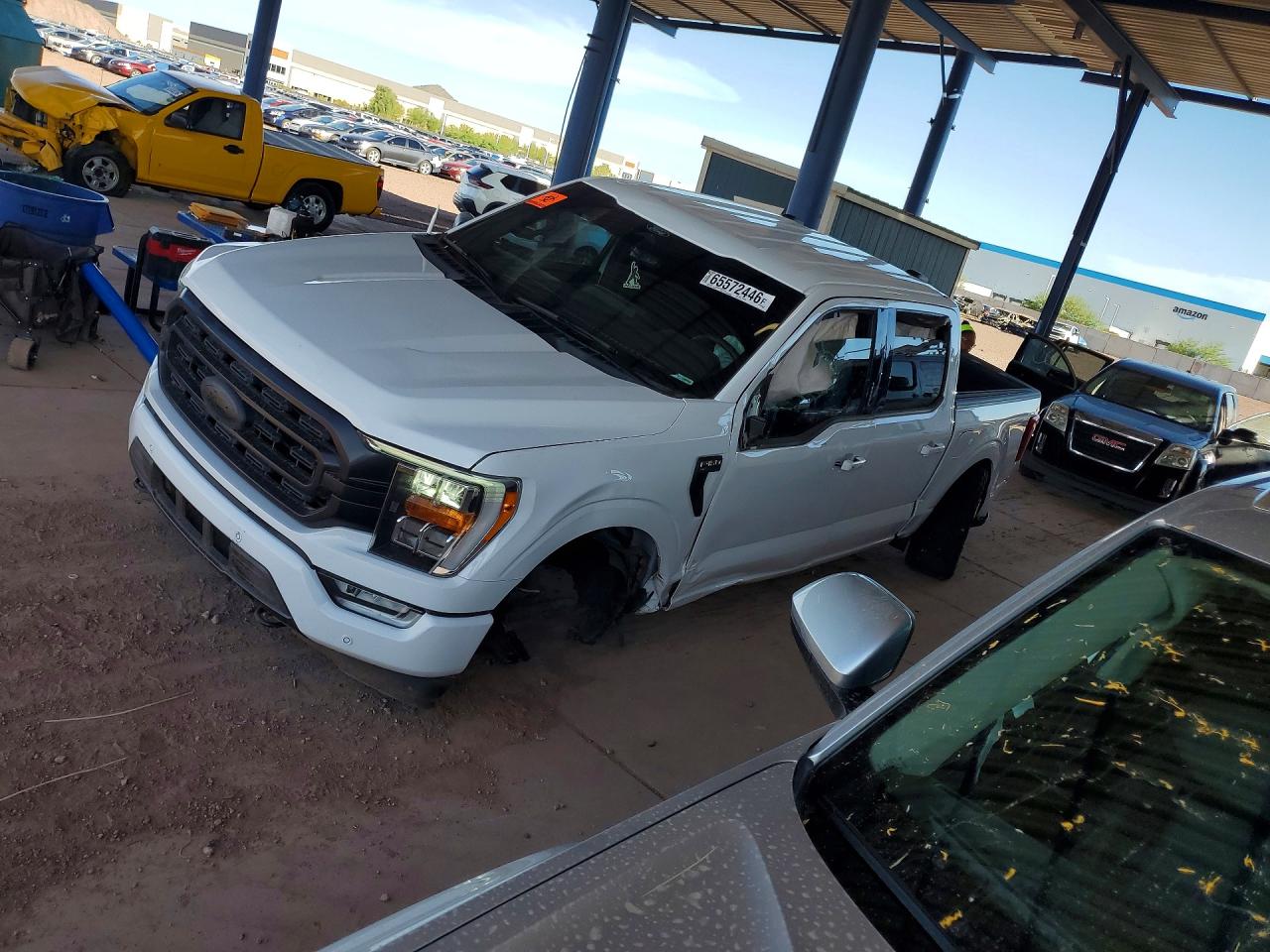 2021 Ford F-150 Lightning VIN 1FTFW1E83MFB17166 — COPART salvage auction photo
