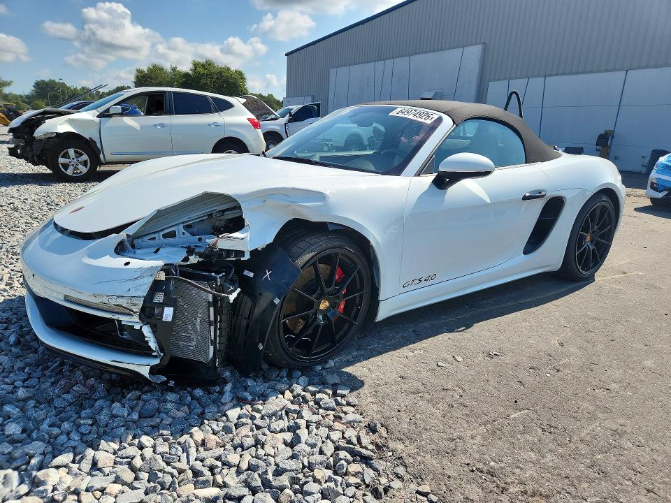 2024 Porsche Boxster VIN WP0CD2A87RK228211 — COPART salvage auction photo