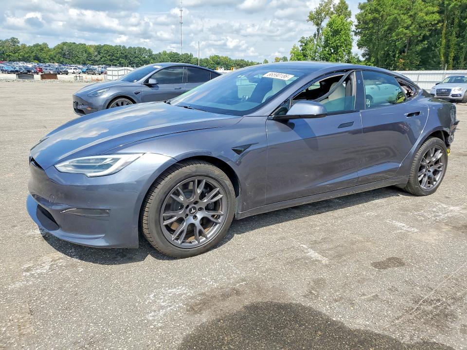 2021 Tesla Model s VIN 5YJSA1E5XMF451993 — COPART salvage auction photo