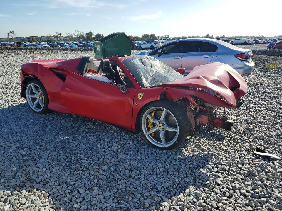 2023 Ferrari VIN ZFF93LMA6P0278609 COPART salvage auction — FRONT END, FL - CERTIFICATE OF TITLE, sold $155,000 on 2026-08-21 (photo 4)