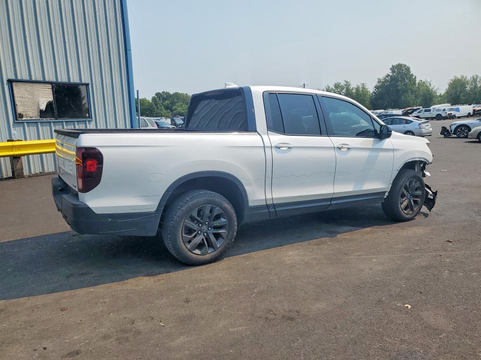 2025 Honda Ridgeline VIN 5FPYK3F1XSB011050 COPART salvage auction — FRONT END, Wa - Bill Of Sale, sold $10,300 on 2026-08-19 (photo 3)