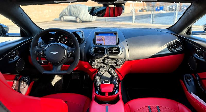 2023 Aston martin Vantage VIN SCFSMGAW6PGN07660 COPART salvage auction — FRONT END, Salvage Title, sold $46,000 on 2026-09-09 (photo 9)