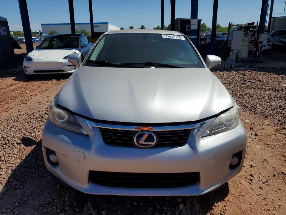 2012 Lexus Ct VIN JTHKD5BH3C2109685 COPART salvage auction — MECHANICAL, Az - Certificate Of Title, sold $2,350 on 2026-09-08 (photo 5)