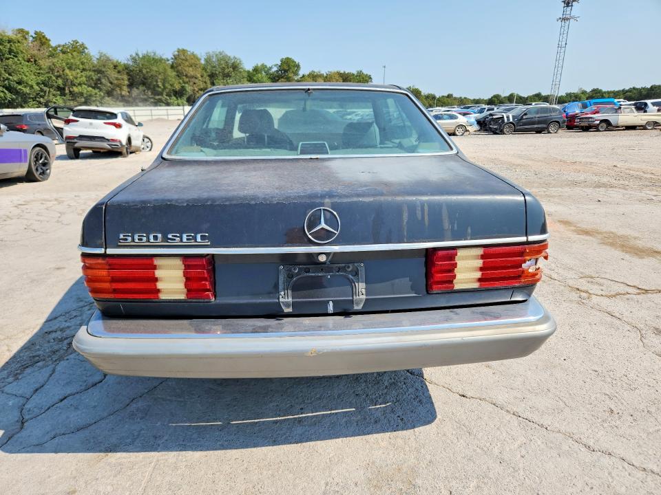 1988 Mercedes-benz 560 VIN WDBCA45D3JA378644 COPART salvage auction — MECHANICAL, OK - CERTIFICATE OF TITLE, sold $2,050 on 2026-08-22 (photo 6)