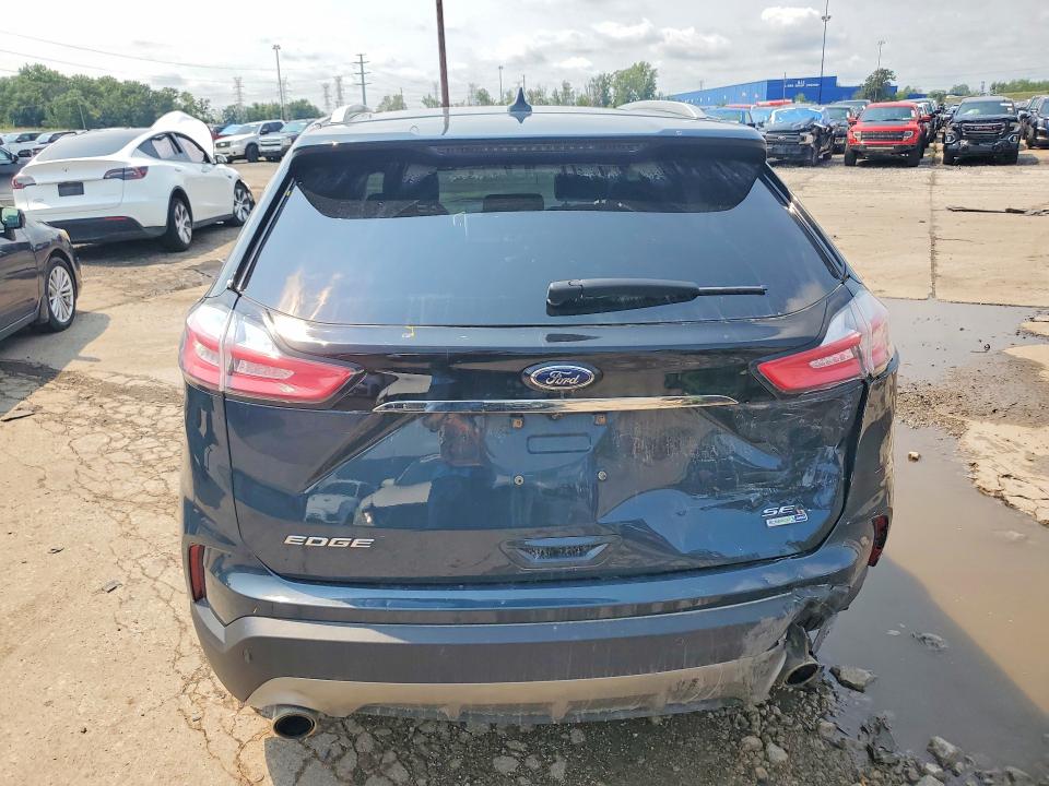 2019 Ford Edge VIN 2FMPK4J96KBC71140 COPART salvage auction — REAR END, Mi - Certificate Of Title, sold $7,200 on 2026-08-18 (photo 6)