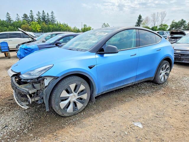 2022 Tesla Mdl y VIN 7SAYGDEE5NF454265 — COPART salvage auction photo