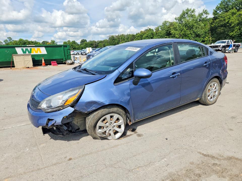 2016 Kia Rio VIN KNADM4A35G6684800 COPART salvage auction — FRONT END, Pa - Certificate Of Salvage, sold $625 on 2026-10-02 (photo 1)