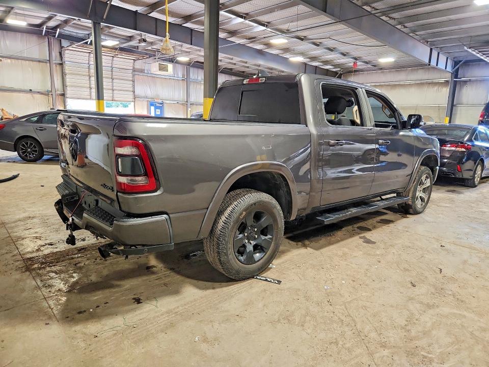 2020 Ram 1500 VIN 1C6SRFFT4LN200316 COPART salvage auction — SIDE, Pa - Cert Of Salv-R=Reconstructed, sold $7,800 on 2026-09-02 (photo 3)