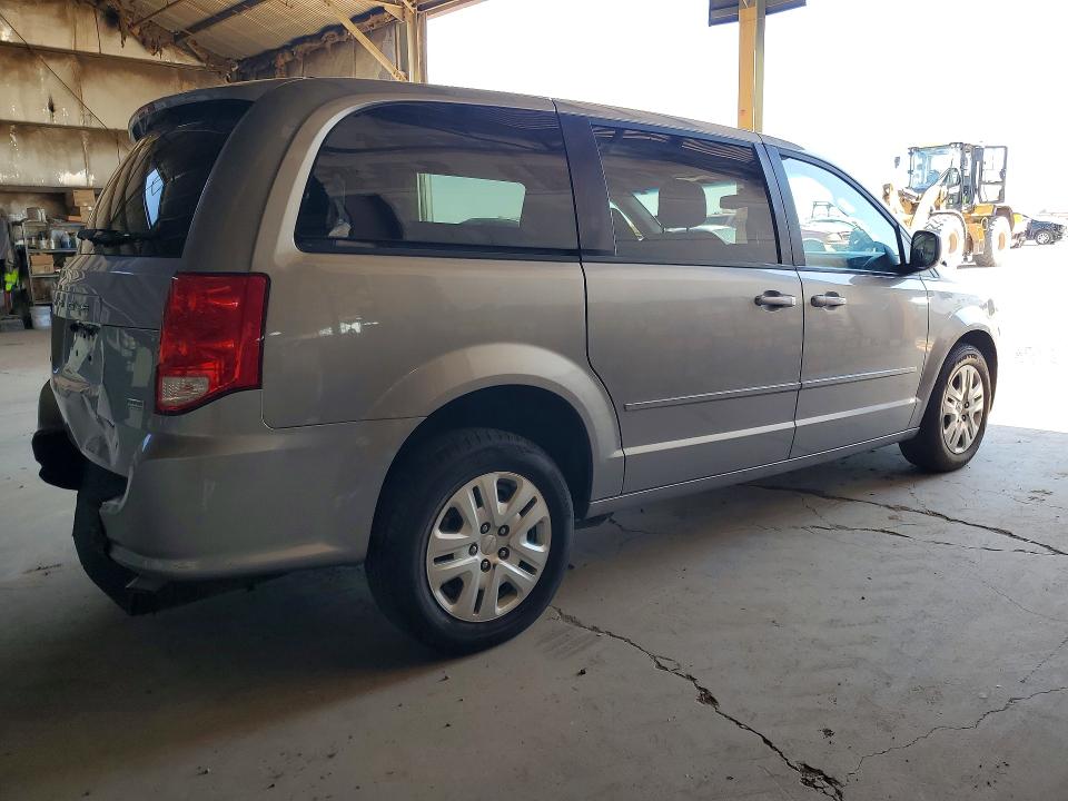 2016 Dodge Grand Caravan VIN 2C4RDGBG0GR106317 COPART salvage auction — REAR END, Az - Certificate Of Title, sold $8,500 on 2026-09-14 (photo 3)