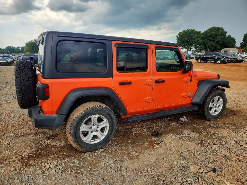 2018 Jeep Wrangler / VIN 1C4HJXDG1JW229785 COPART salvage auction — MECHANICAL, AL - CERT OF TITLE-SALVAGE TITLE, sold $3,600 on 2026-09-02 (photo 3)