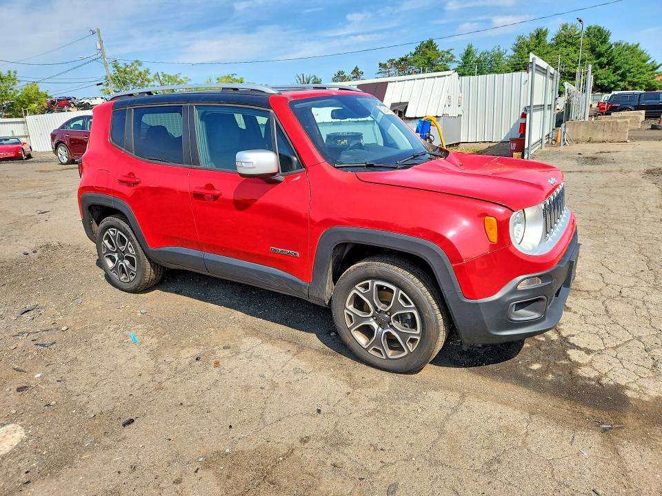2018 Jeep Renegade VIN ZACCJBDB0JPG79054 COPART salvage auction — ROOF, Ct - Cert Of Title-Salvage, sold $2,750 on 2026-08-14 (photo 4)