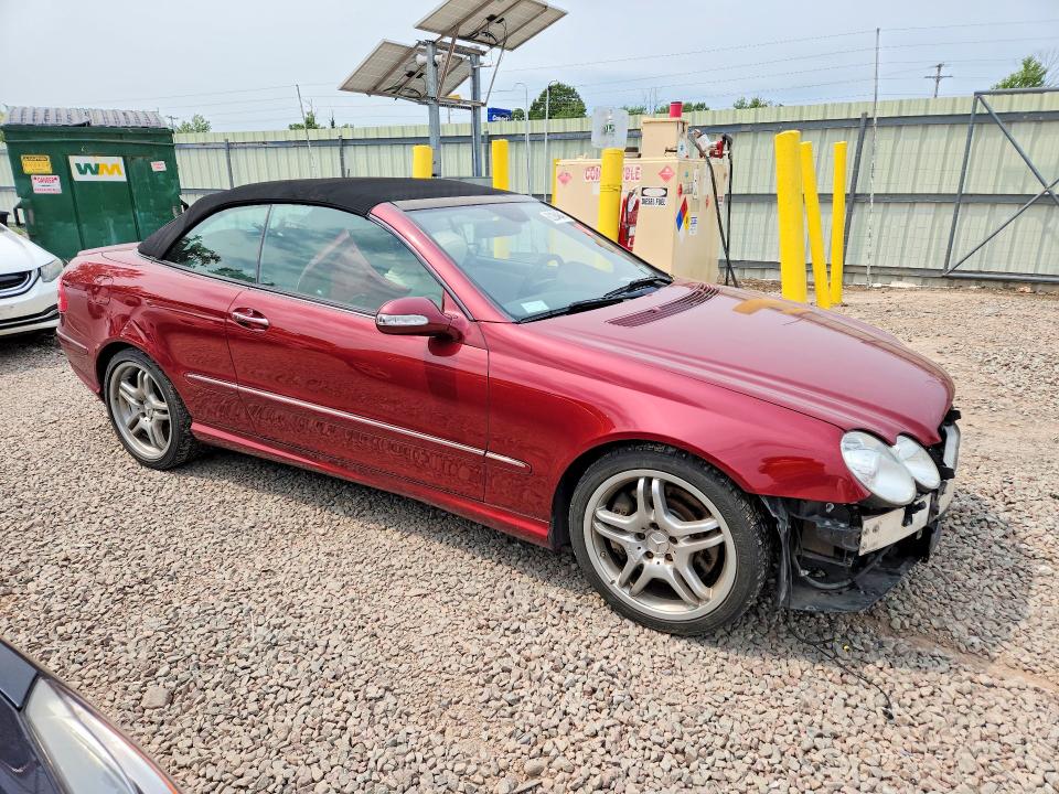 2009 Mercedes-benz Clk-class VIN WDBTK72F69T102530 COPART salvage auction — FRONT END, NY - MV-907A SALVAGE CERTIFICATE, sold $450 on 2026-08-12 (photo 4)