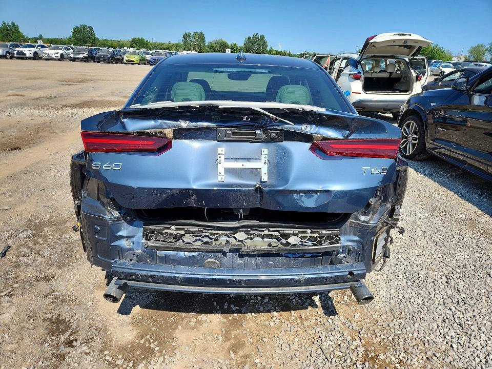 2020 Volvo S60 VIN 7JRA22TK5LG063597 COPART salvage auction — REAR END, Salvage Title, sold $7,600 on 2026-08-18 (photo 6)
