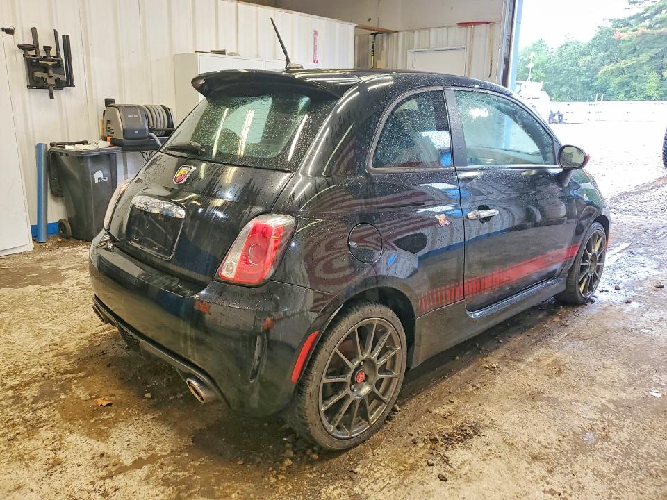 2015 Fiat 500 VIN 3C3CFFFH7FT501740 COPART salvage auction — FRONT END, ID - SALVAGE CERTIFICATE OF TITLE, sold $900 on 2026-08-13 (photo 3)