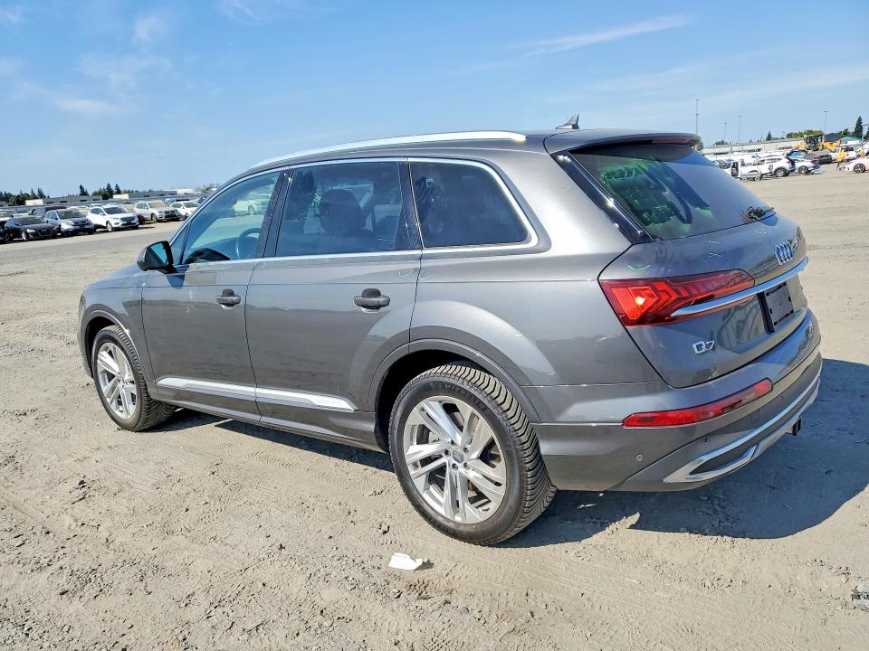 2020 Audi Q7 VIN WA1LXAF77LD003553 COPART salvage auction — HAIL, Ca - Salvage Certificate, sold $14,800 on 2026-08-25 (photo 2)