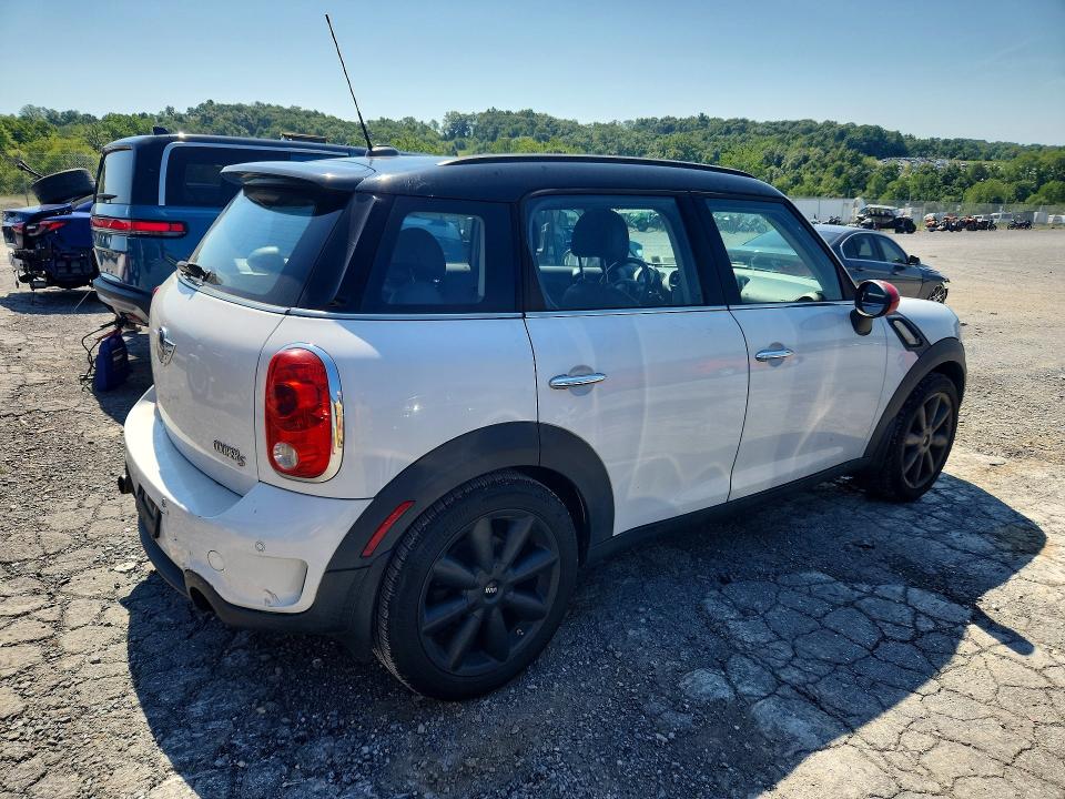 2012 Mini Cooper VIN WMWZC3C51CWL86952 COPART salvage auction — REAR END, Pa - Certificate Of Salvage, sold $1,300 on 2026-09-04 (photo 3)