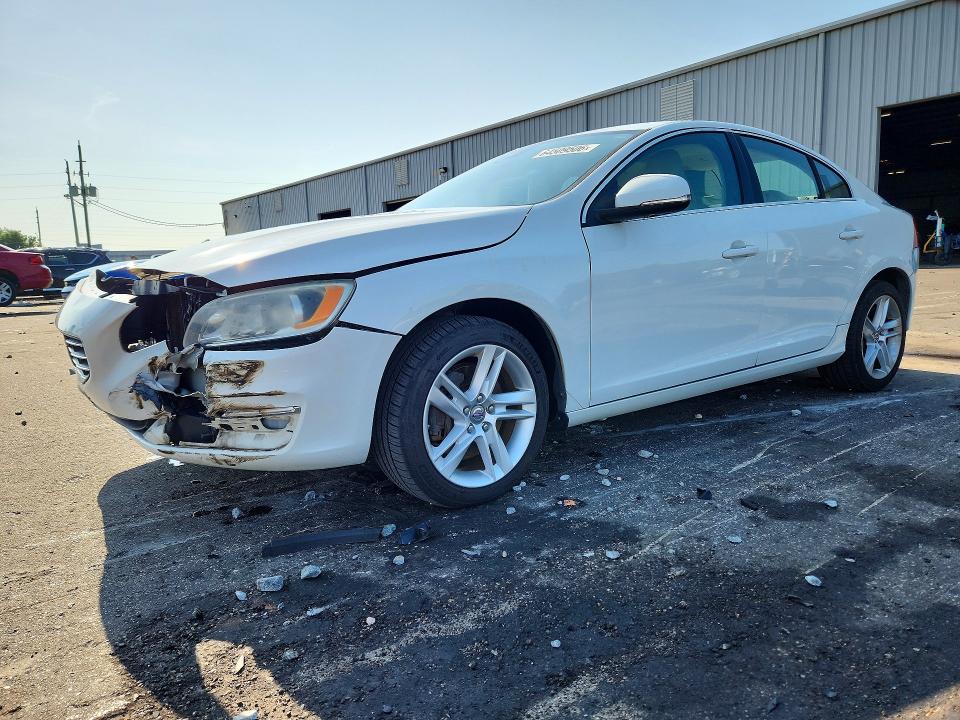 2014 Volvo S60 VIN YV1612FHXE2271380 COPART salvage auction — FRONT END, Fl - Cert Of Title Slvg Rebuildable, sold $750 on 2026-08-24 (photo 1)