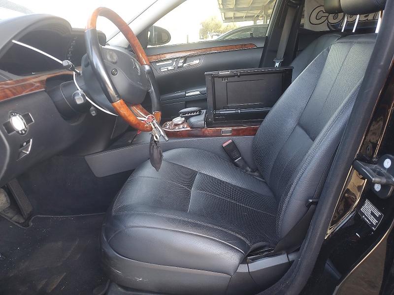 2008 Mercedes-benz S class VIN WDDNG71X38A170550 COPART salvage auction — MECHANICAL, CA - DIS/DLR/EXP ONLY CLEAN TITLE, sold $675 on 2026-08-13 (photo 7)