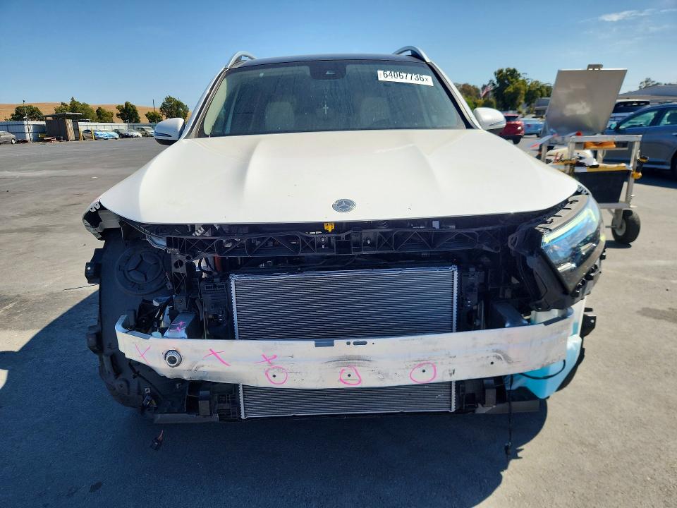 2023 Mercedes-benz Eqb VIN W1N9M0KB6PN012637 COPART salvage auction — FRONT END, Ca - Salvage Certificate, sold $11,400 on 2026-08-19 (photo 5)