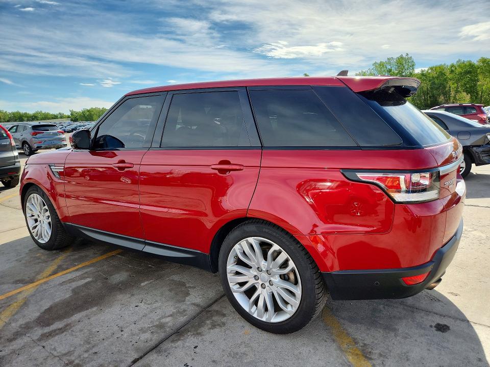 2016 Land rover RANGE ROVER VIN SALWR2PF6GA592328 COPART salvage auction — NORMAL WEAR, Salvage Title, sold $5,300 on 2026-09-04 (photo 2)