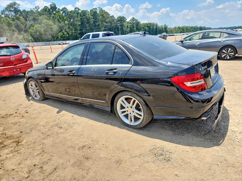 2012 Mercedes-benz C class VIN WDDGF4HB7CR220879 COPART salvage auction — FRONT END, La - Certificate Of Title, sold $400 on 2026-08-14 (photo 2)