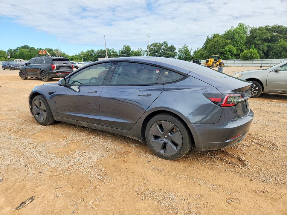 2022 Tesla Model 3 VIN 5YJ3E1EA5NF102781 COPART salvage auction — FRONT END, Al - Cert Of Title-Salvage Title, sold $500 on 2026-09-08 (photo 2)